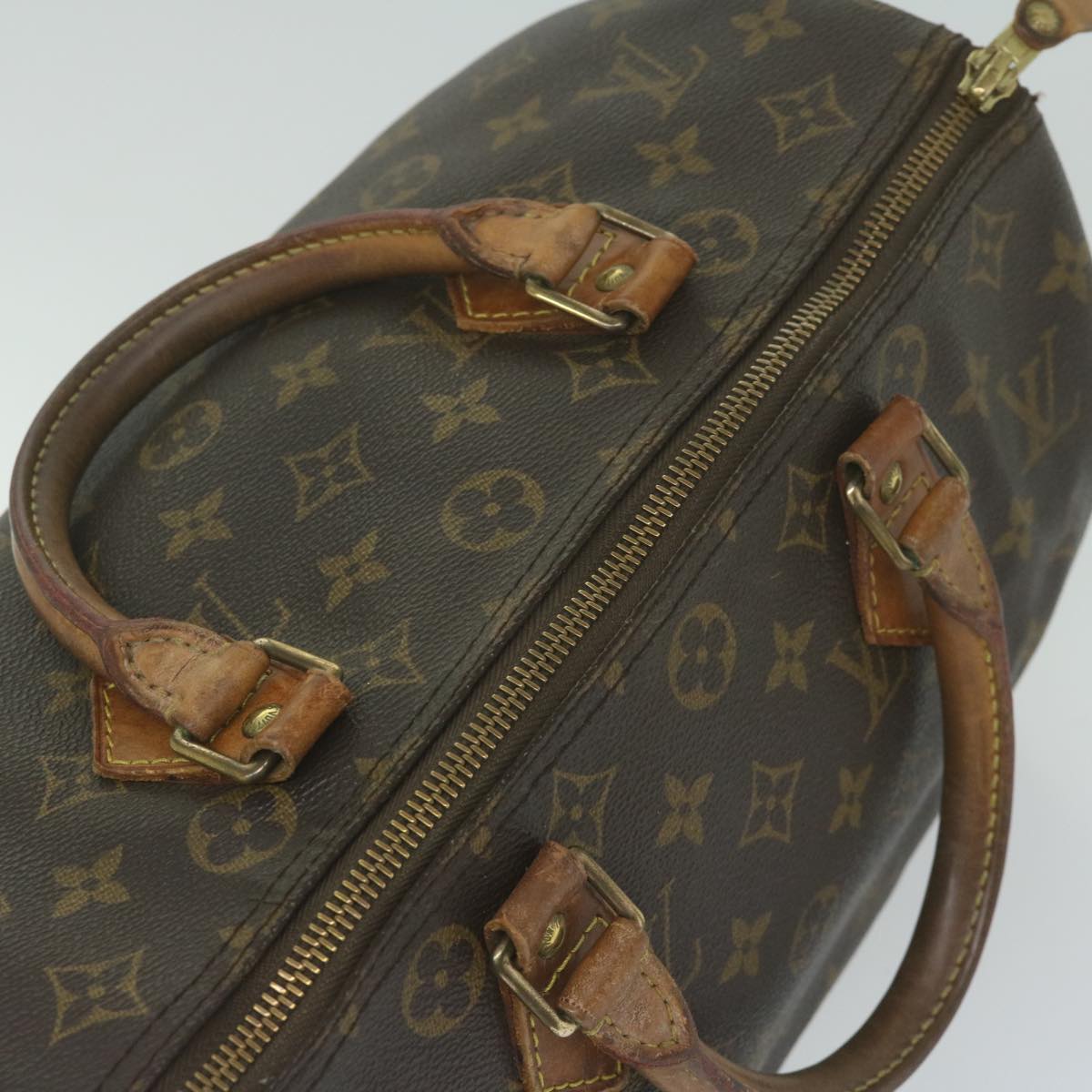 LOUIS VUITTON Monogram Speedy 30 Hand Bag M41526 LV Auth 62605