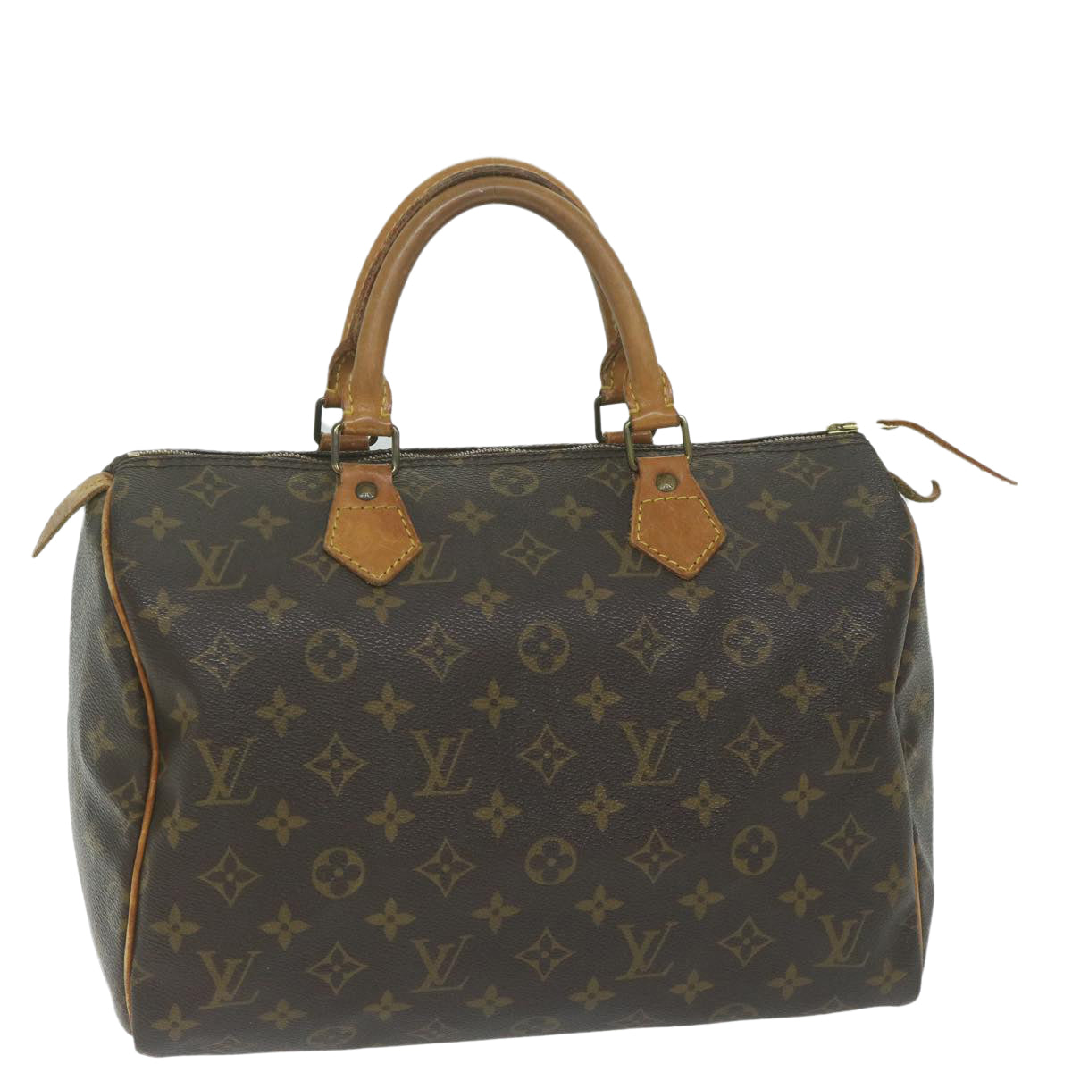 LOUIS VUITTON Monogram Speedy 30 Hand Bag M41526 LV Auth 62606