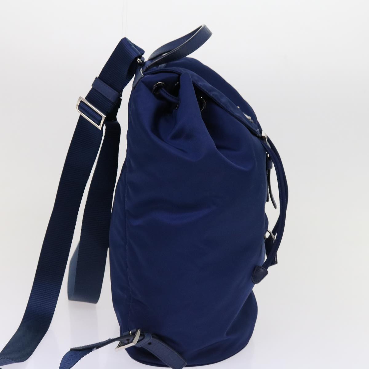 PRADA Backpack Nylon Blue Auth 62616