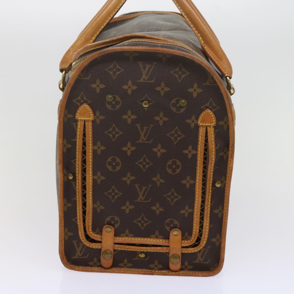 LOUIS VUITTON Monogram Sac Shan 40 Pet Carry M42024 LV Auth 62624