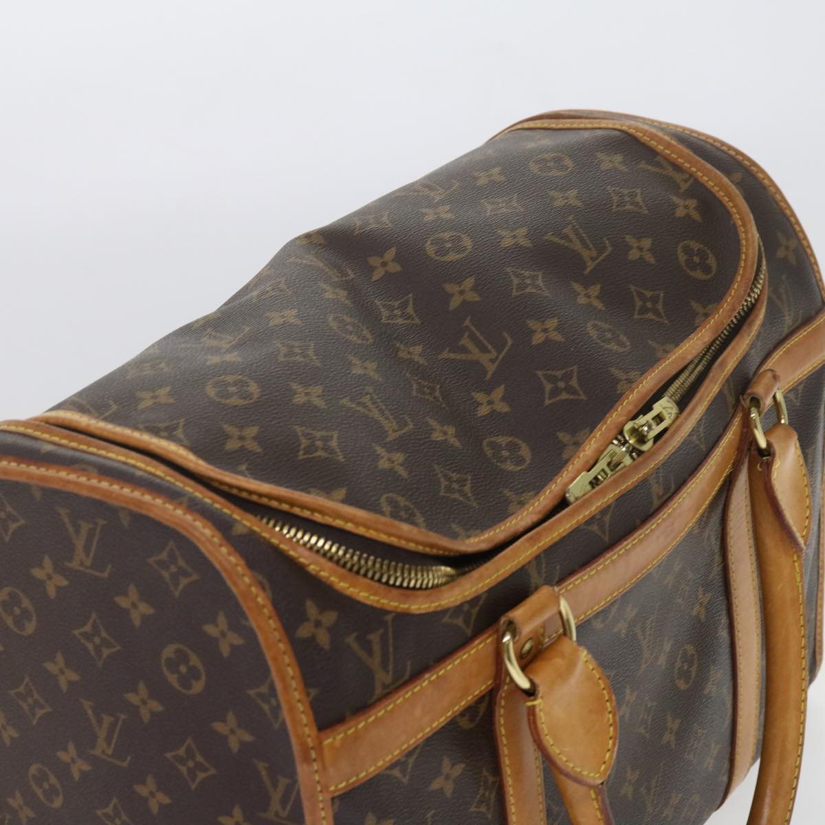 LOUIS VUITTON Monogram Sac Shan 40 Pet Carry M42024 LV Auth 62624