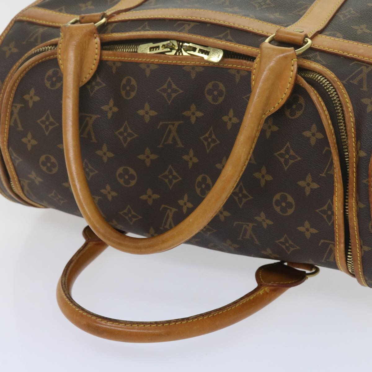 LOUIS VUITTON Monogram Sac Shan 40 Pet Carry M42024 LV Auth 62624