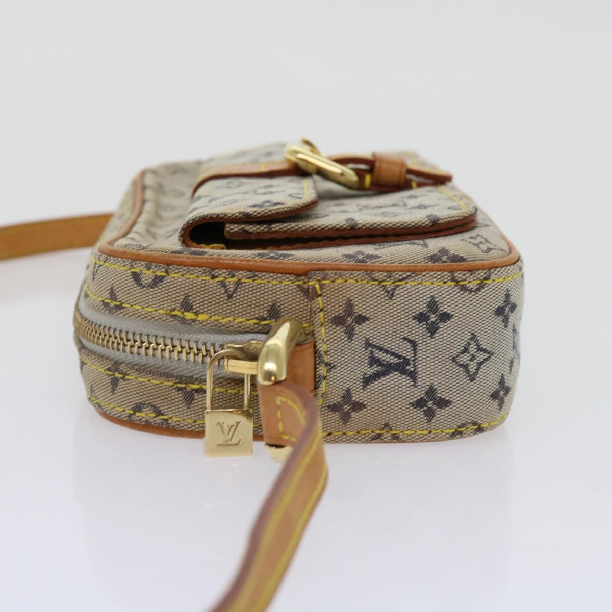 LOUIS VUITTON Monogram Mini Juliet MM Shoulder Bag Blue M92004 LV Auth 62652