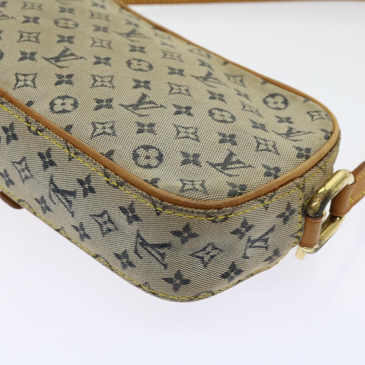 LOUIS VUITTON Monogram Mini Juliet MM Shoulder Bag Blue M92004 LV Auth 62653