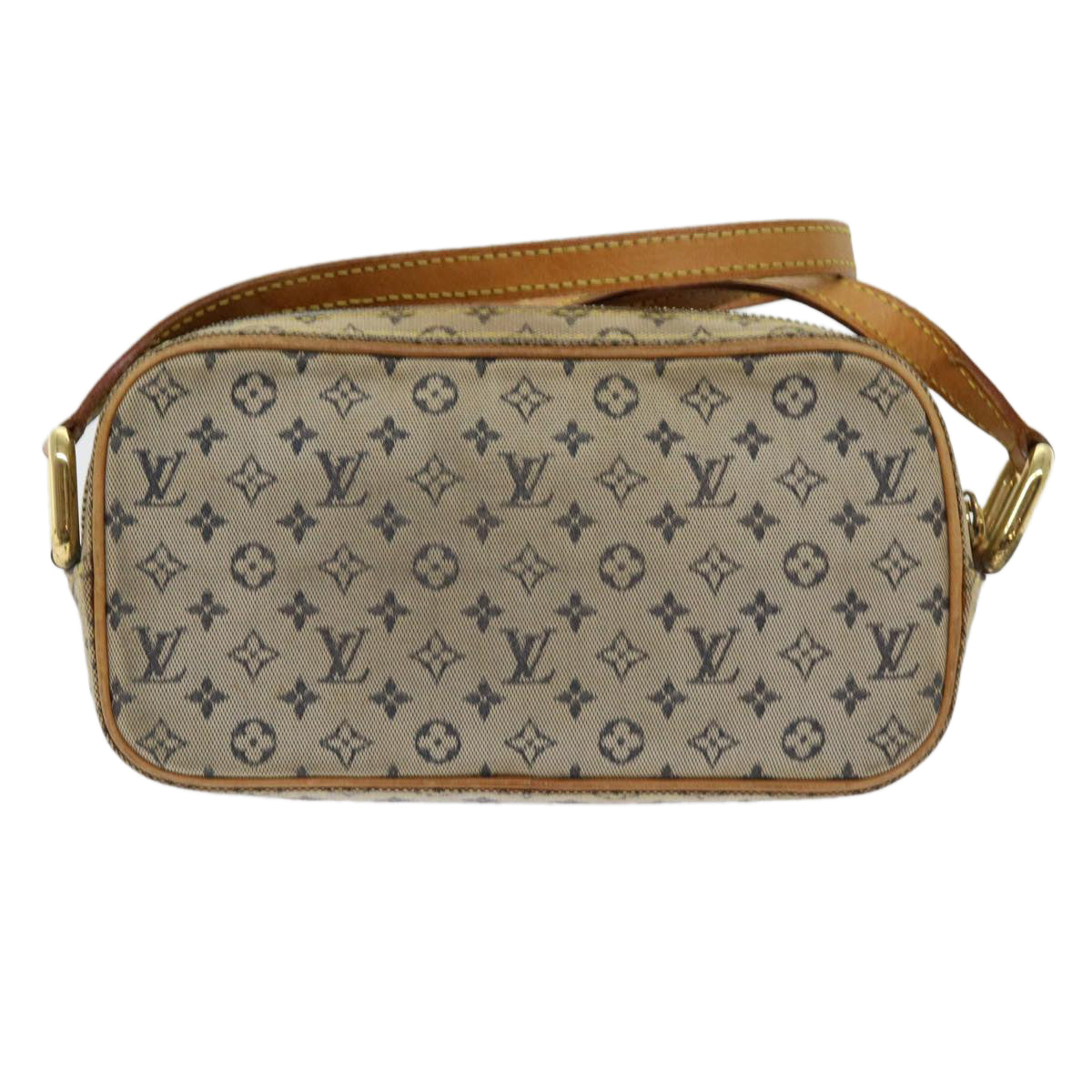 LOUIS VUITTON Monogram Mini Juliet MM Shoulder Bag Blue M92004 LV Auth 62653