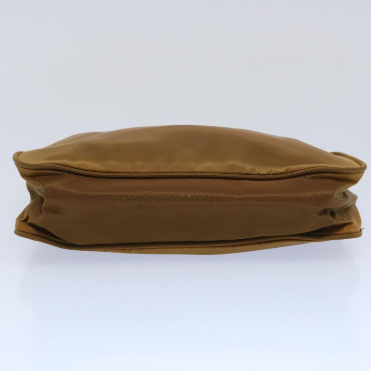 PRADA Hand Bag Nylon Brown Auth 62663