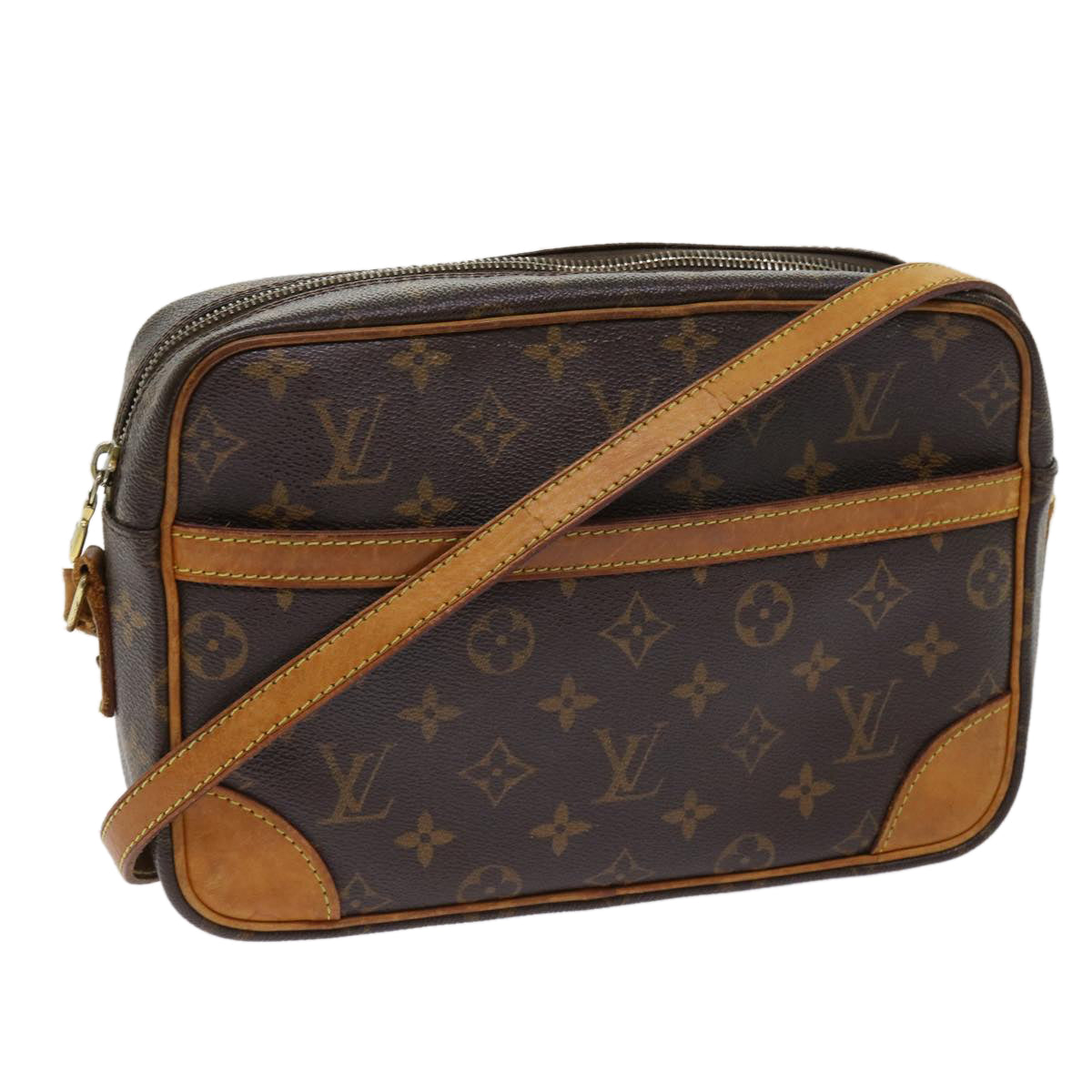 LOUIS VUITTON Monogram Trocadero 30 Shoulder Bag M51272 LV Auth 62666