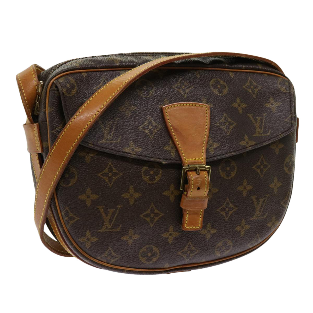 LOUIS VUITTON Monogram Jeune Fille GM Shoulder Bag M51225 LV Auth 62668