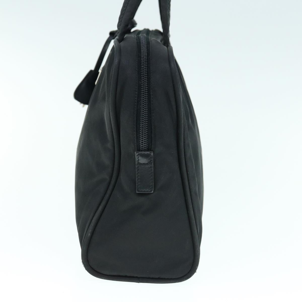 PRADA Hand Bag Nylon Black Auth 62672