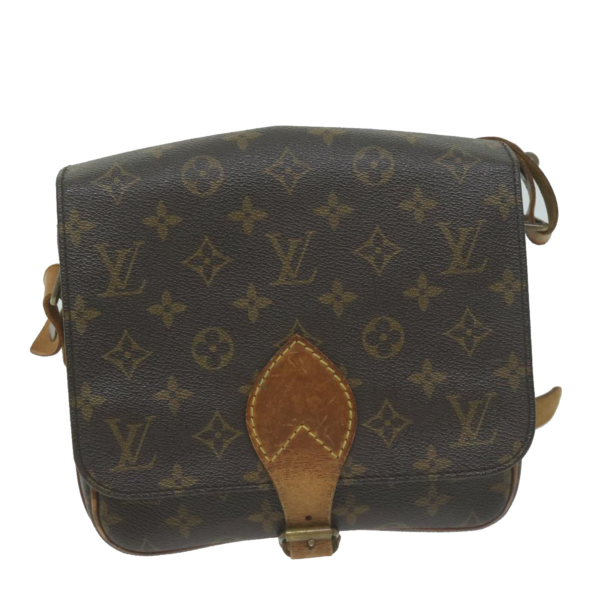 LOUIS VUITTON Monogram Cartouchiere MM Shoulder Bag M51253 LV Auth 62675 - 0