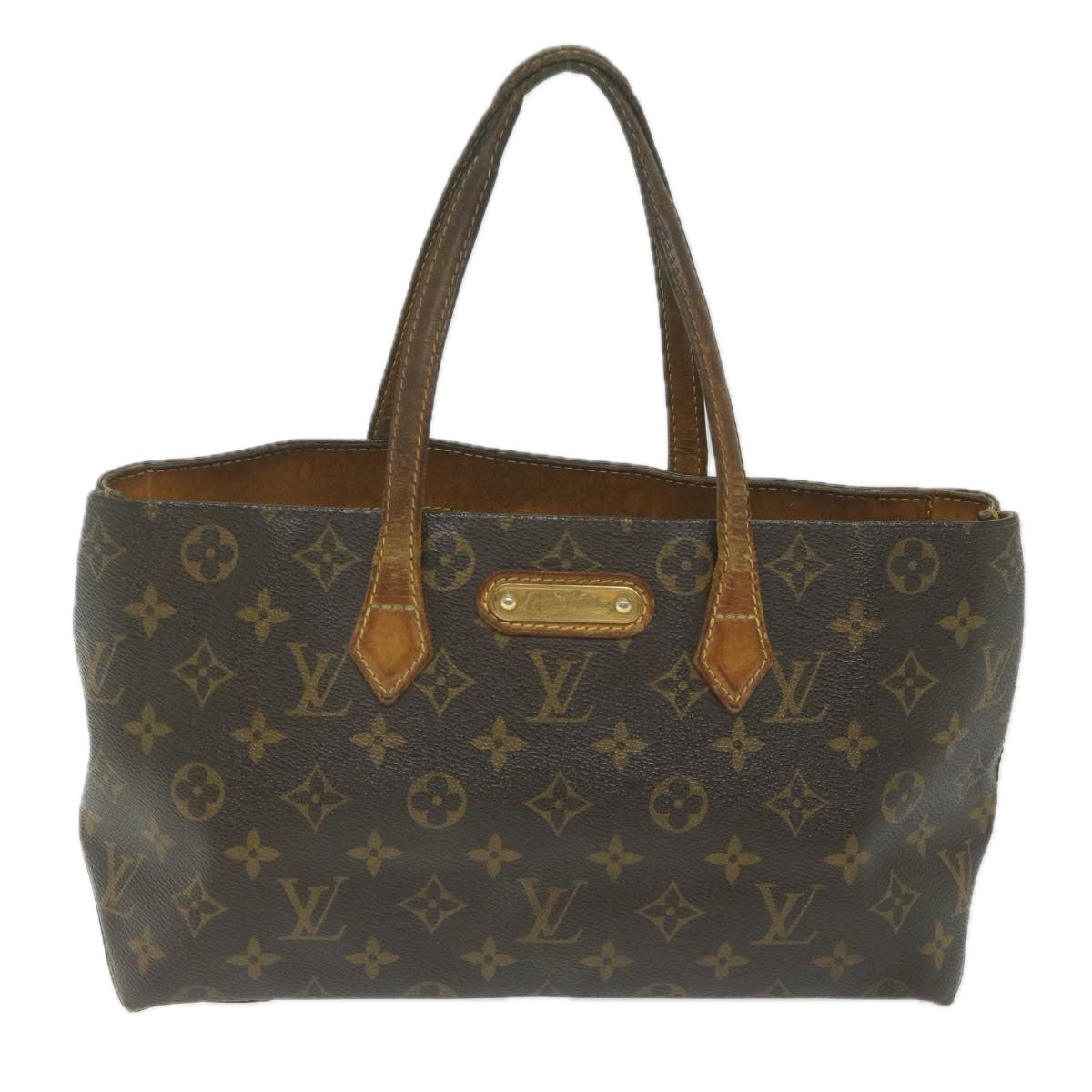 LOUIS VUITTON Monogram Wilshire PM Hand Bag M40595 LV Auth 62688