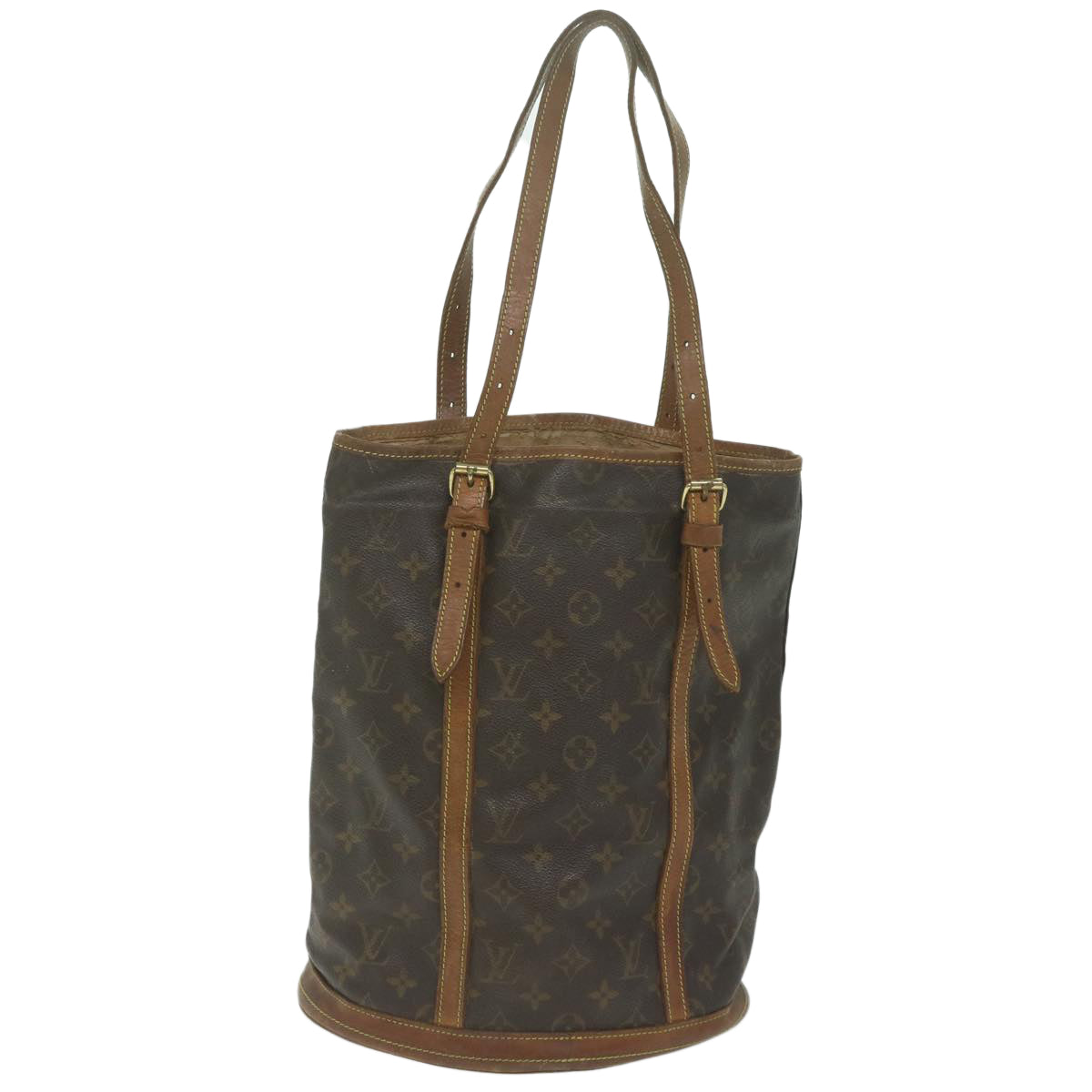 LOUIS VUITTON Monogram Bucket GM Shoulder Bag M42236 LV Auth 62702