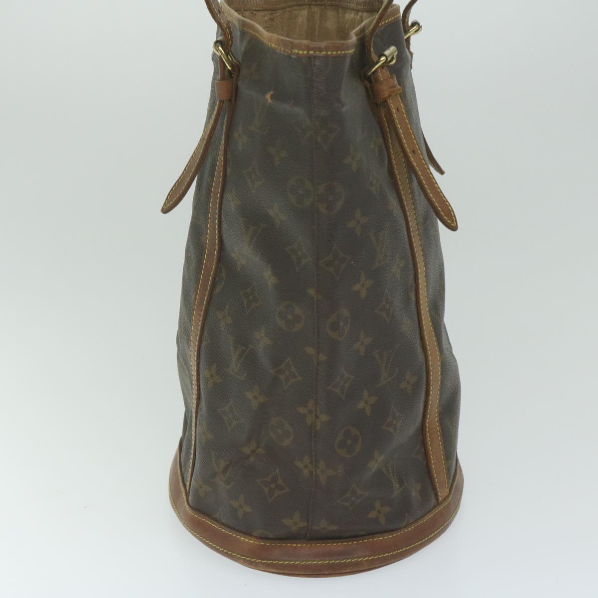 LOUIS VUITTON Monogram Bucket GM Shoulder Bag M42236 LV Auth 62702