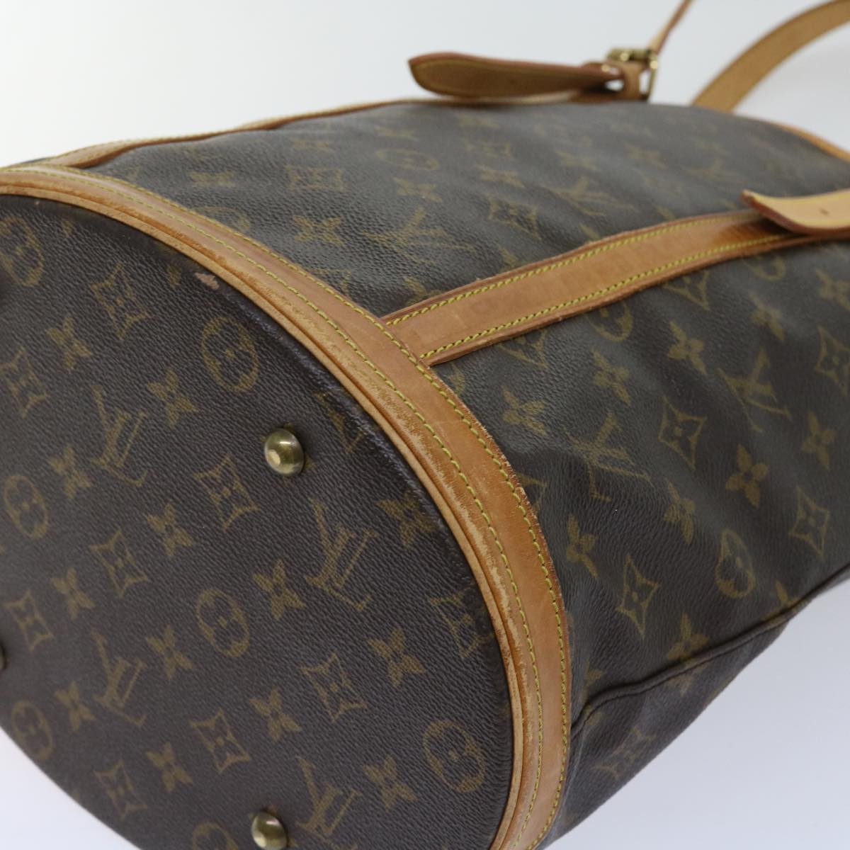 LOUIS VUITTON Monogram Bucket GM Shoulder Bag M42236 LV Auth 62709