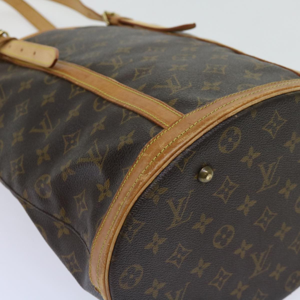 LOUIS VUITTON Monogram Bucket GM Shoulder Bag M42236 LV Auth 62709