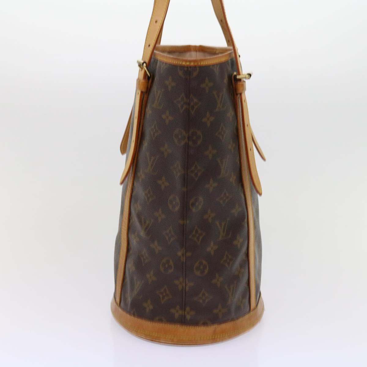 LOUIS VUITTON Monogram Bucket GM Shoulder Bag M42236 LV Auth 62709