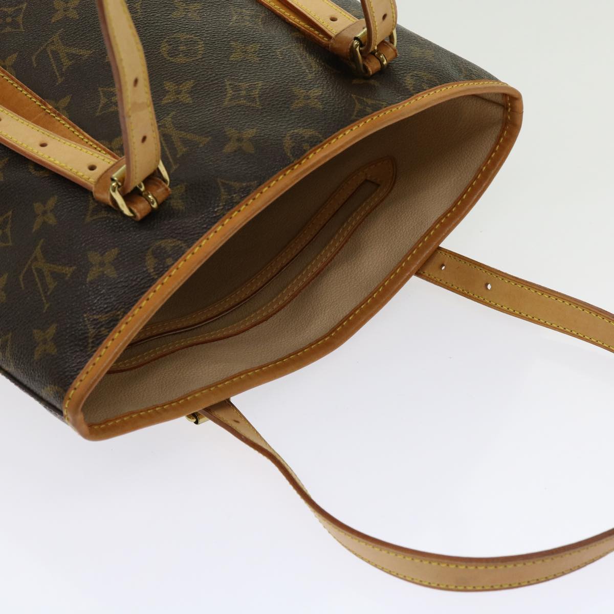 LOUIS VUITTON Monogram Bucket GM Shoulder Bag M42236 LV Auth 62709