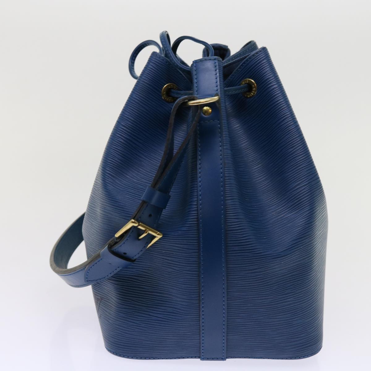 LOUIS VUITTON Epi Petit Noe Shoulder Bag Blue M44105 LV Auth 62718