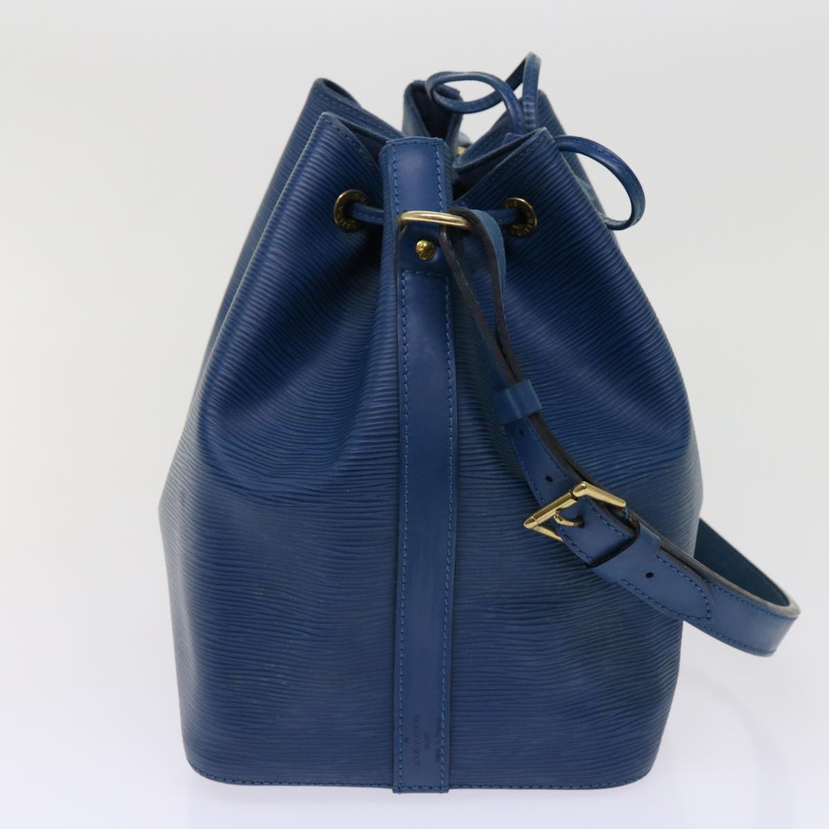 LOUIS VUITTON Epi Petit Noe Shoulder Bag Blue M44105 LV Auth 62718