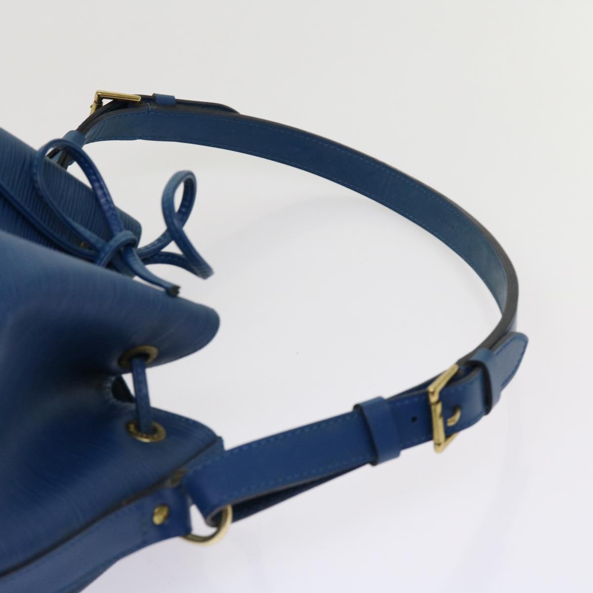 LOUIS VUITTON Epi Petit Noe Shoulder Bag Blue M44105 LV Auth 62718