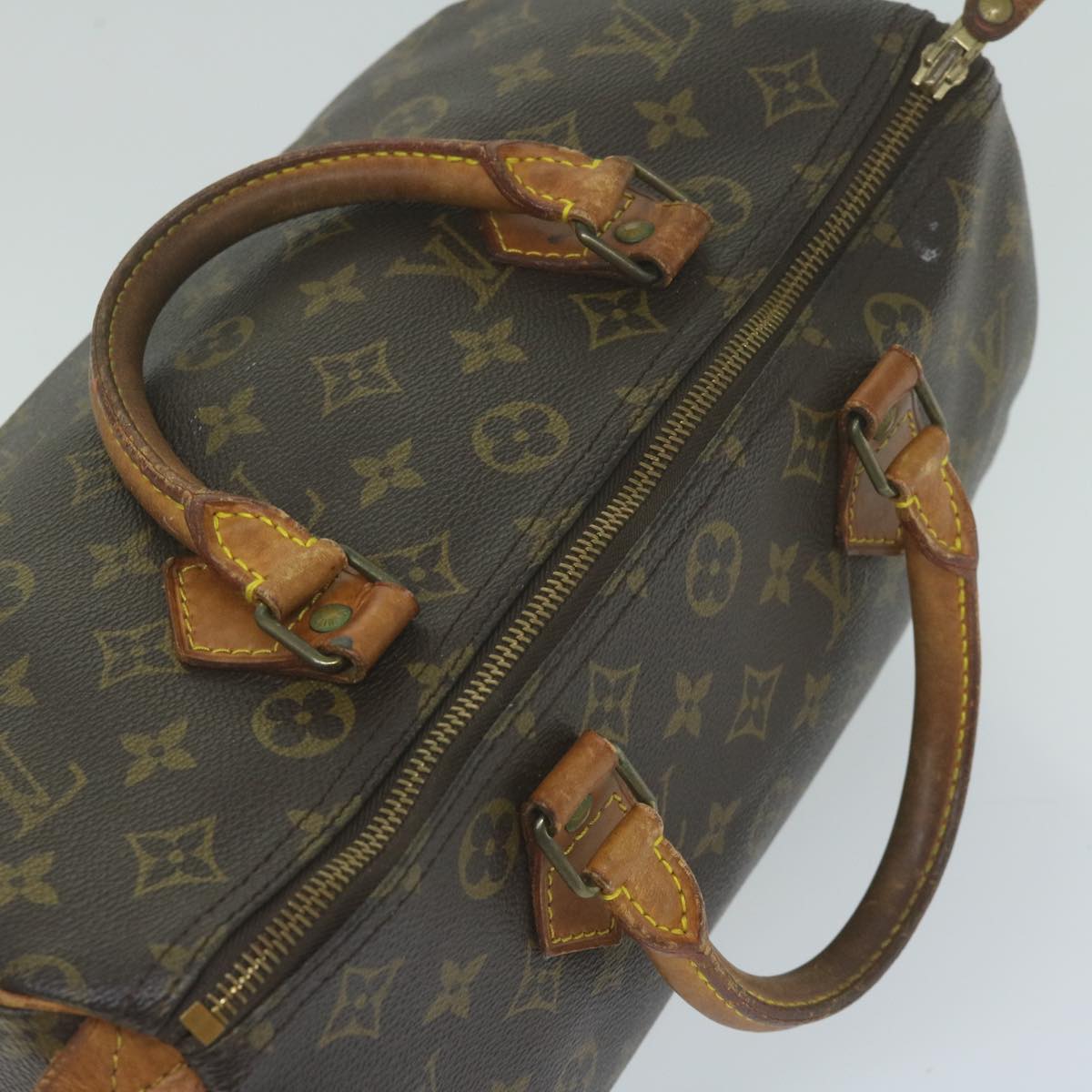 LOUIS VUITTON Monogram Speedy 30 Hand Bag M41526 LV Auth 62724