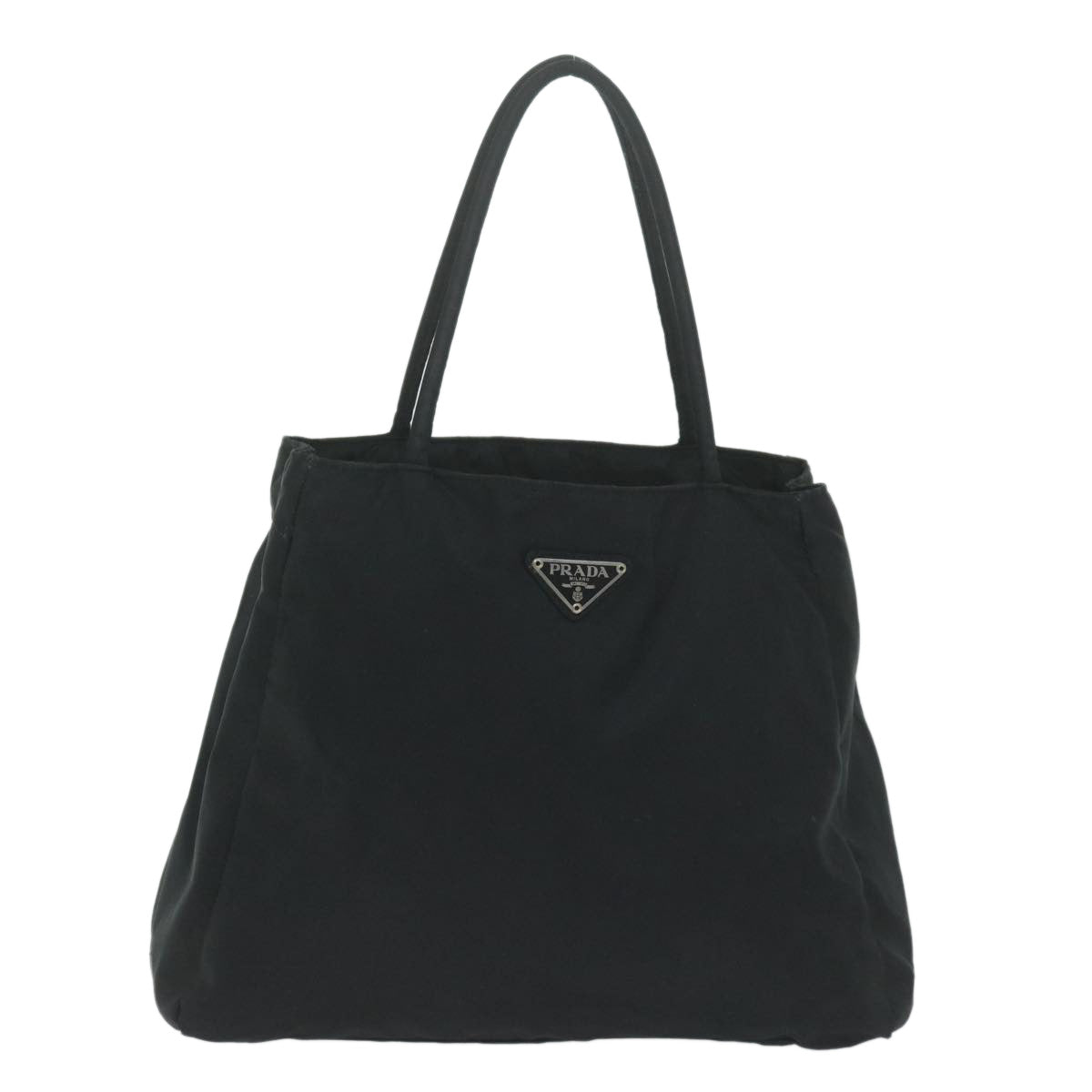 PRADA Tote Bag Nylon Black Auth 62745 - 0