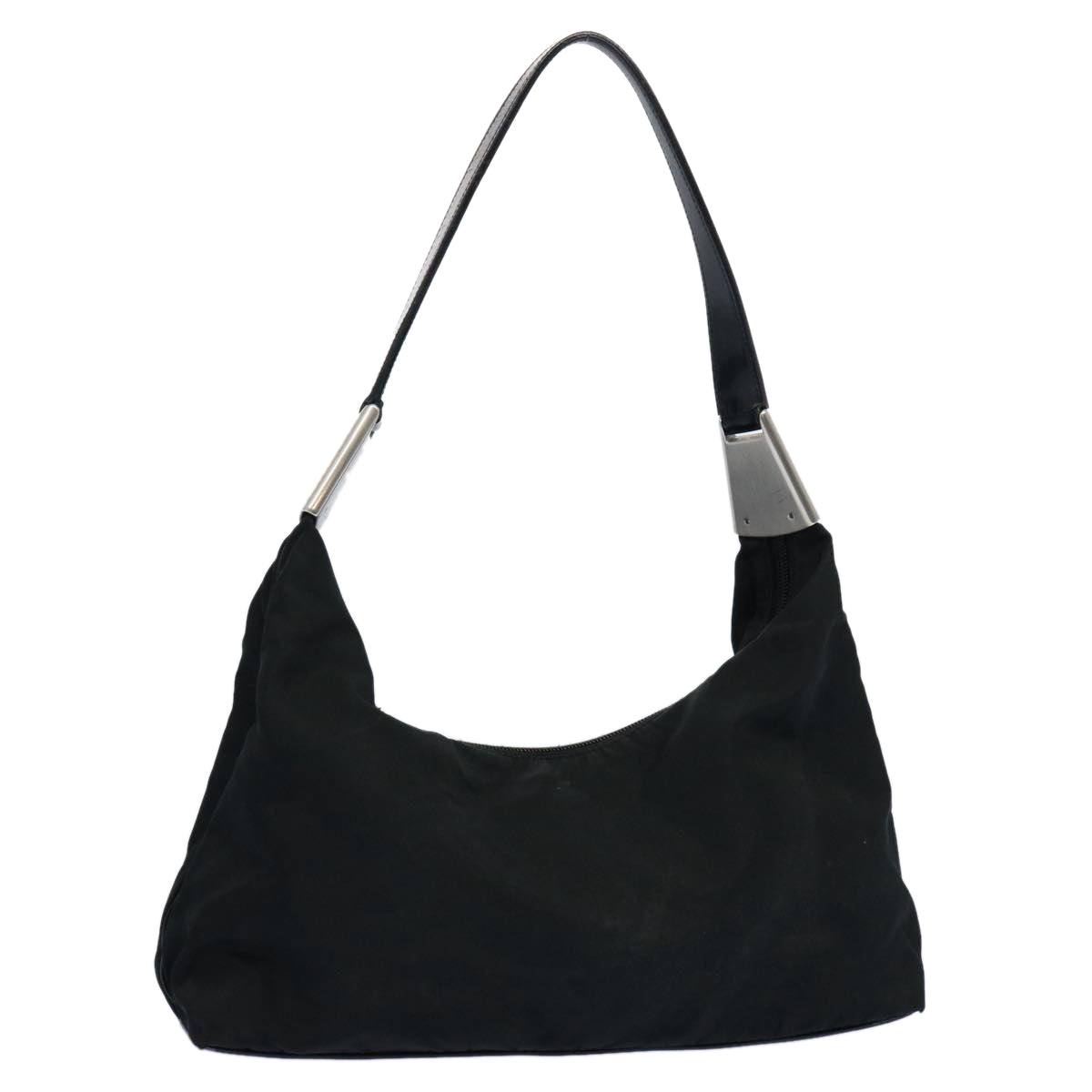 PRADA Shoulder Bag Nylon Black Auth 62772