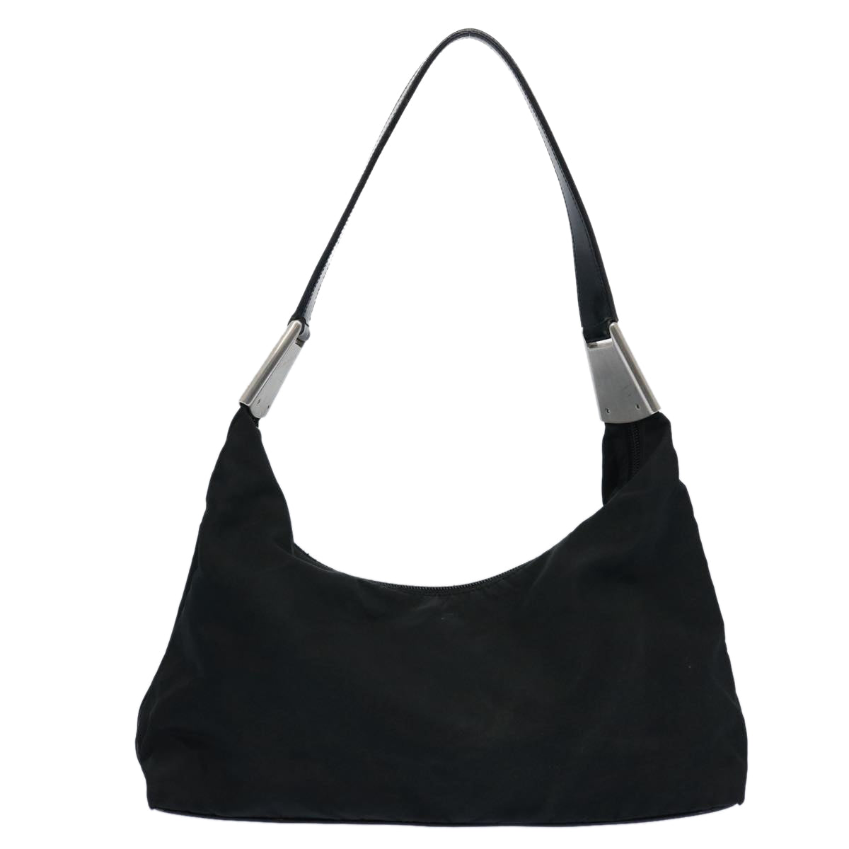 PRADA Shoulder Bag Nylon Black Auth 62772