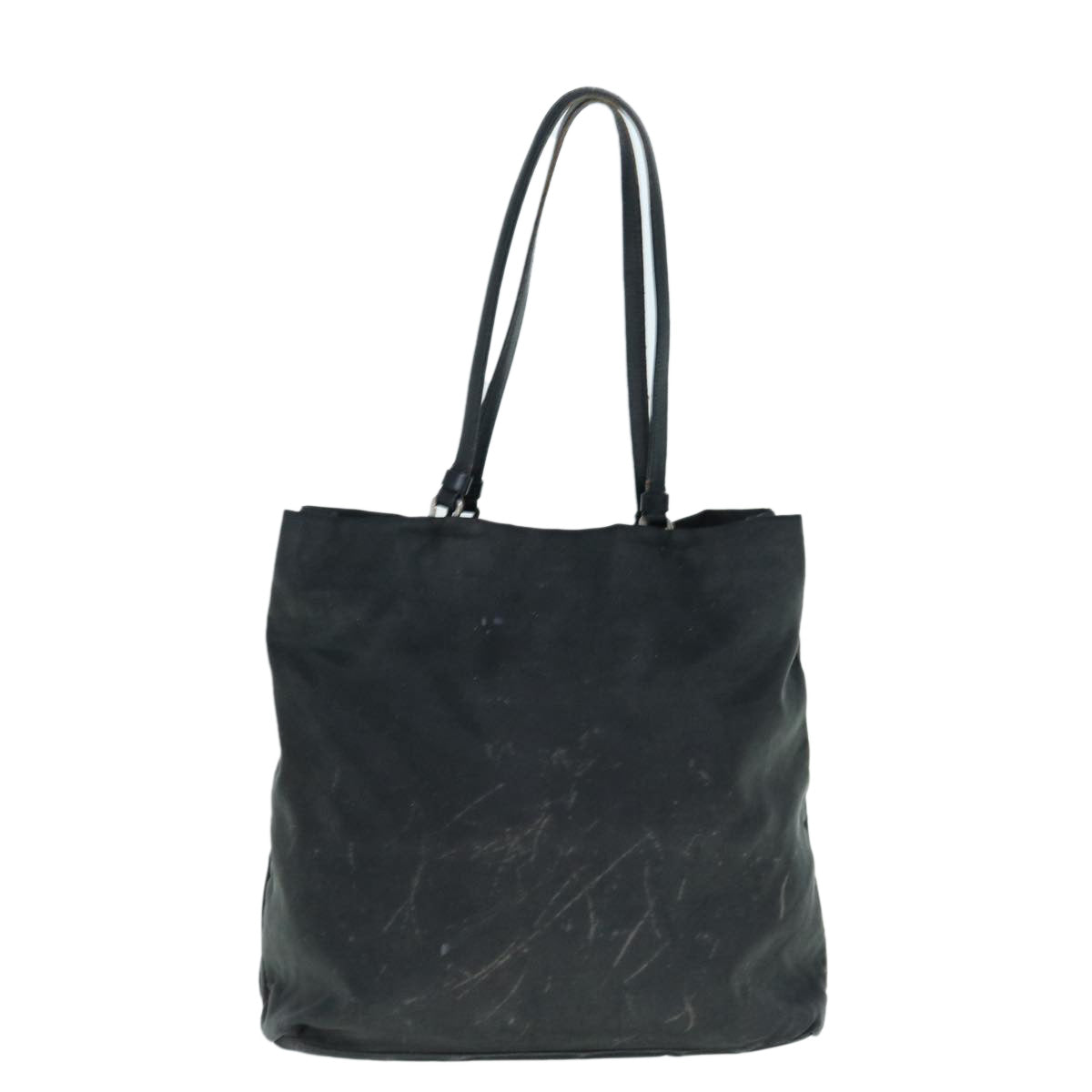 PRADA Tote Bag Nylon Black Auth 62774 - 0