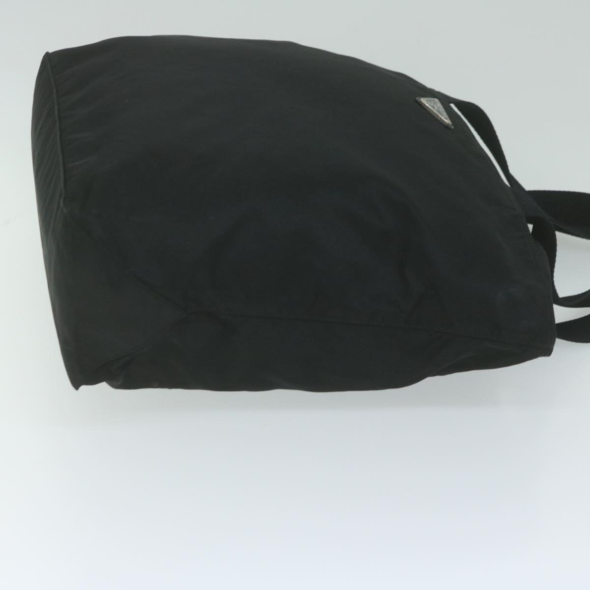 PRADA Tote Bag Nylon Black Auth 62783