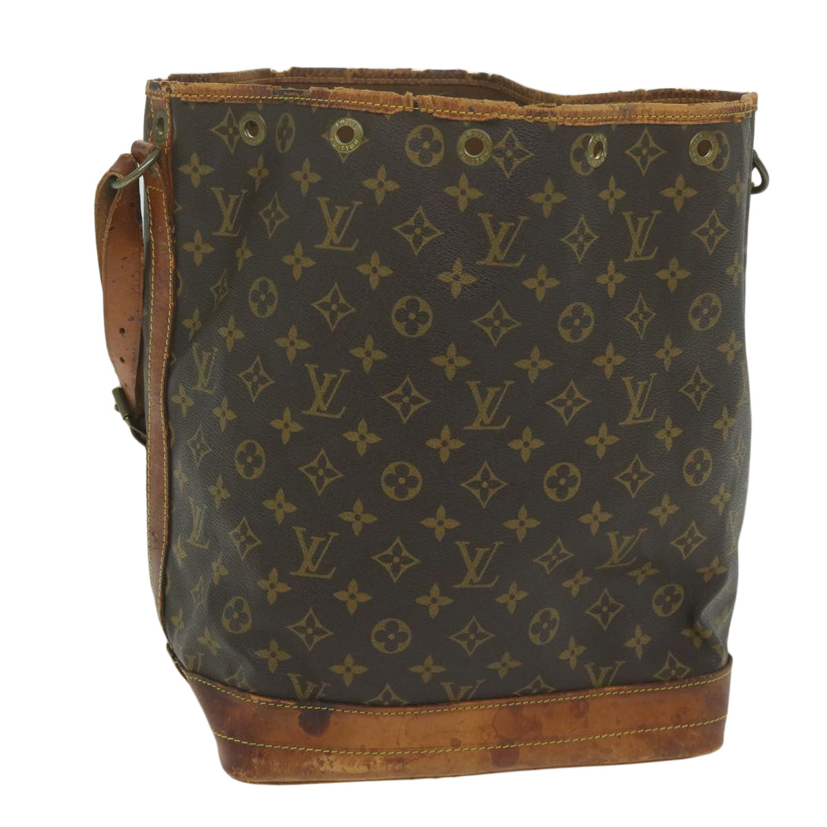 LOUIS VUITTON Monogram Noe Shoulder Bag M42224 LV Auth 62808