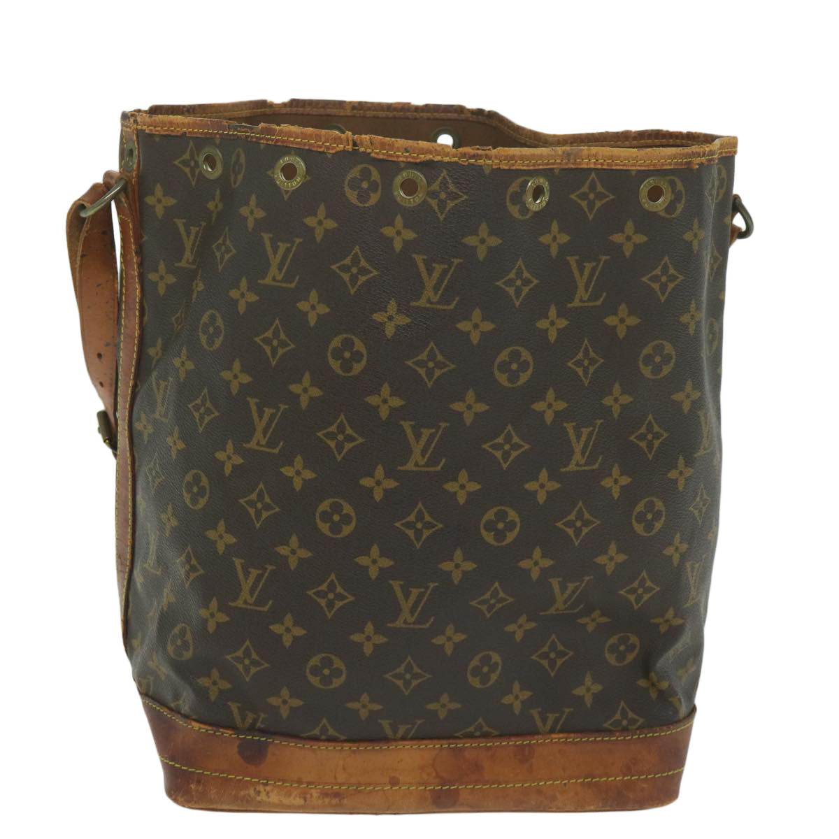 LOUIS VUITTON Monogram Noe Shoulder Bag M42224 LV Auth 62808