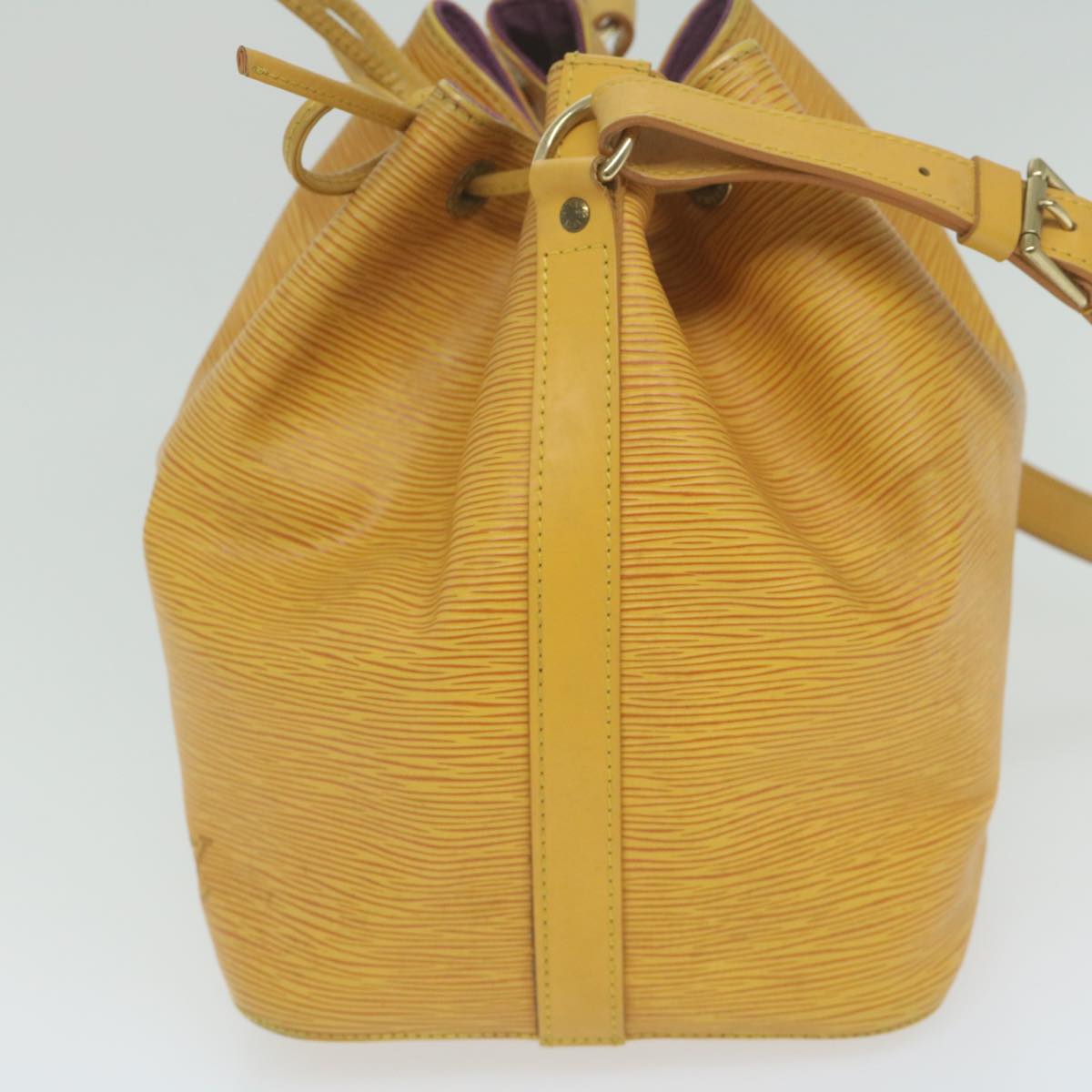 LOUIS VUITTON Epi Petit Noe Shoulder Bag Tassili Yellow M44109 LV Auth 62813