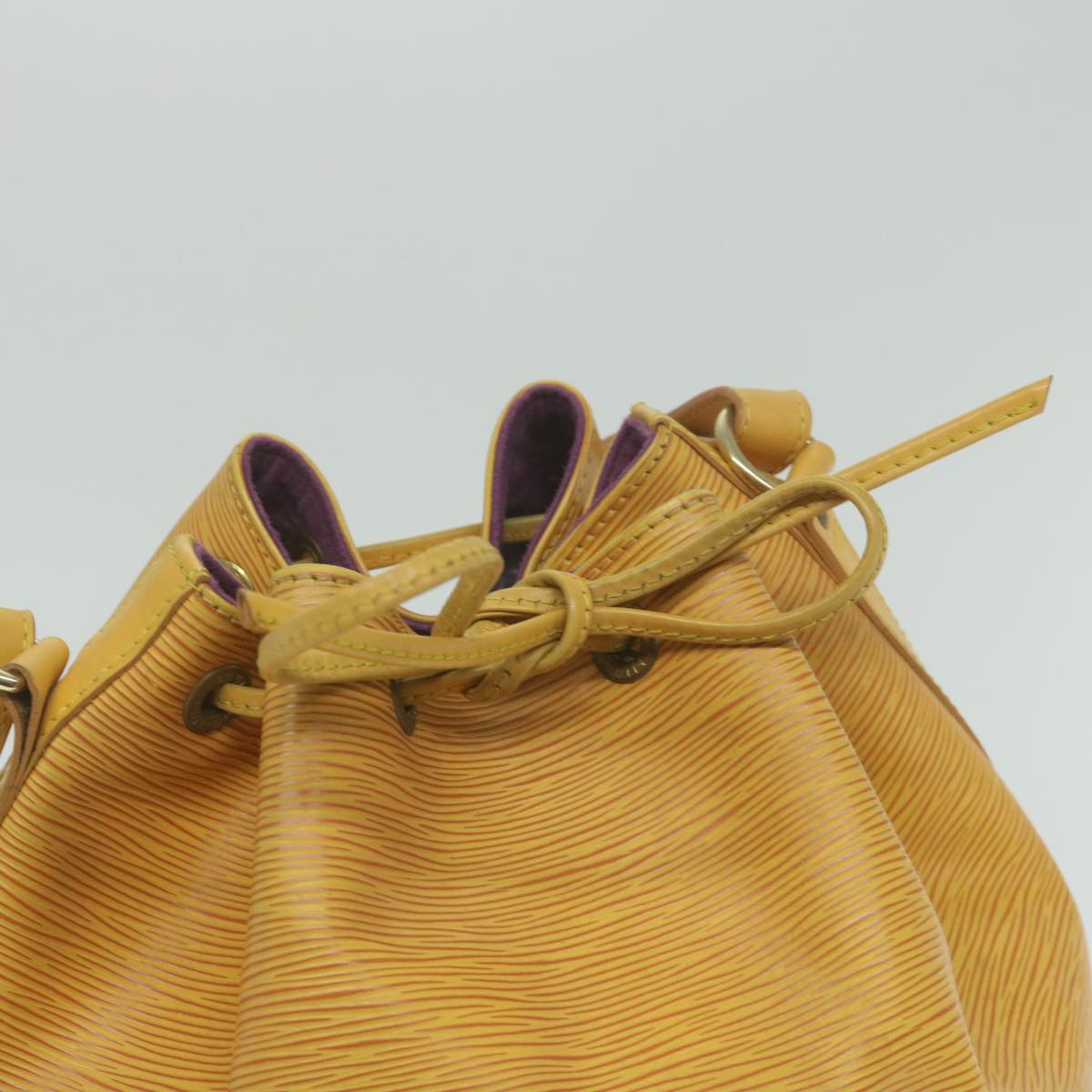 LOUIS VUITTON Epi Petit Noe Shoulder Bag Tassili Yellow M44109 LV Auth 62813