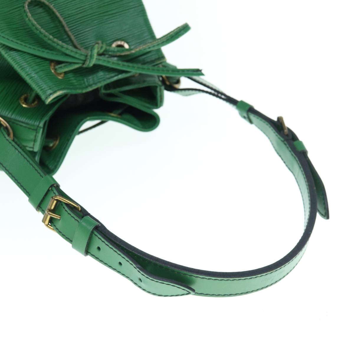 LOUIS VUITTON Epi Noe Shoulder Bag Green M44004 LV Auth 62821