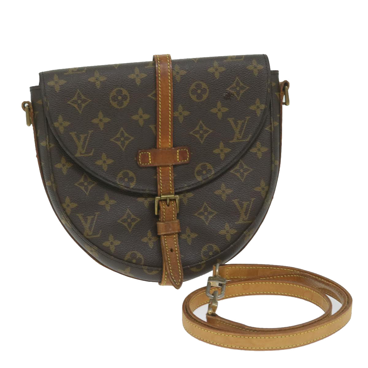 LOUIS VUITTON Monogram Chantilly MM Shoulder Bag M51233 LV Auth 62828