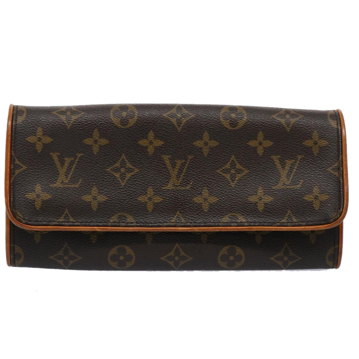 LOUIS VUITTON Monogram Pochette Twin GM Shoulder Bag M51852 LV Auth 62830