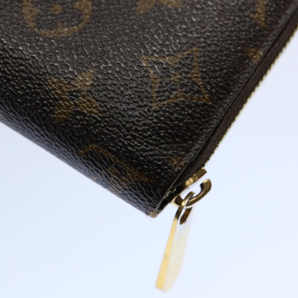 LOUIS VUITTON Monogram Zippy Wallet Long Wallet M42616 LV Auth 62888