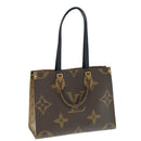 LOUIS VUITTON Monogram Reverse Giant On The Go MM Tote Bag M45321 LV Auth 62896S-1