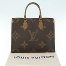 LOUIS VUITTON Monogram Reverse Giant On The Go MM Tote Bag M45321 LV Auth 62896S-12