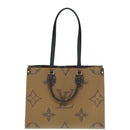 LOUIS VUITTON Monogram Reverse Giant On The Go MM Tote Bag M45321 LV Auth 62896S-2