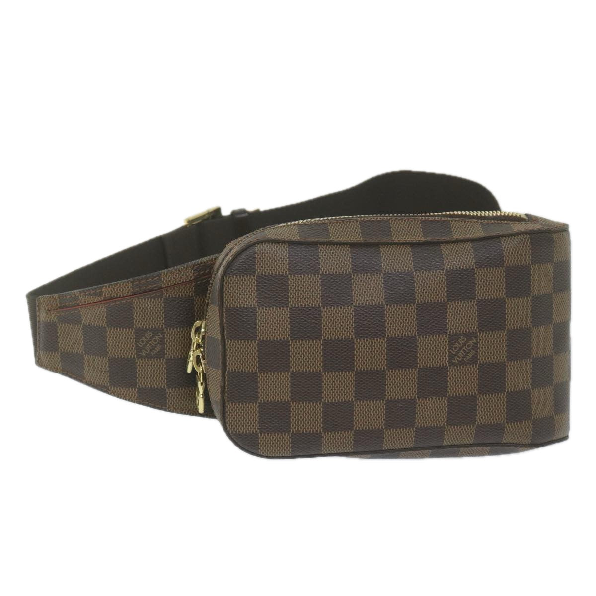 LOUIS VUITTON Damier Ebene Geronimos Shoulder Bag N51994 LV Auth 62900A