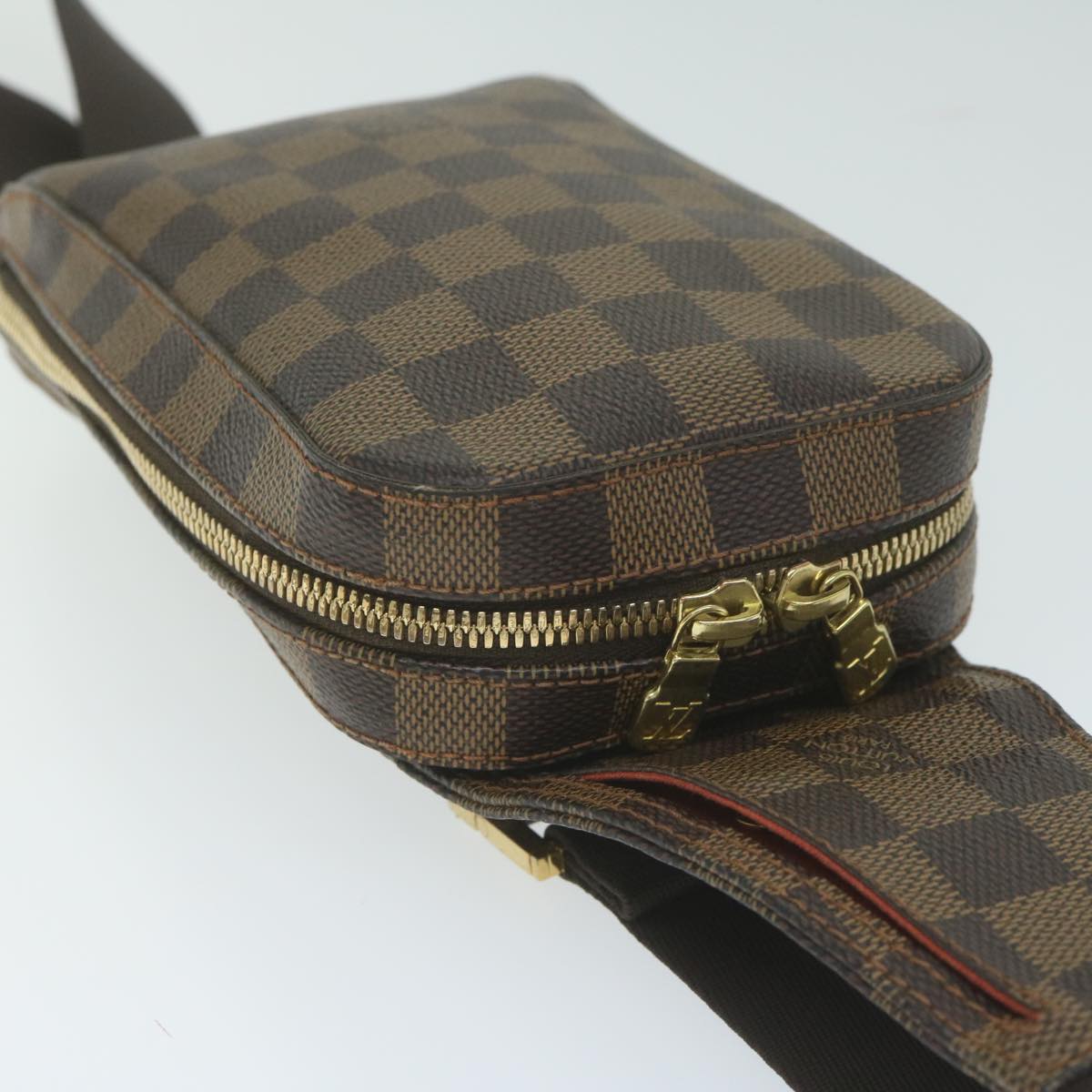 LOUIS VUITTON Damier Ebene Geronimos Shoulder Bag N51994 LV Auth 62900A