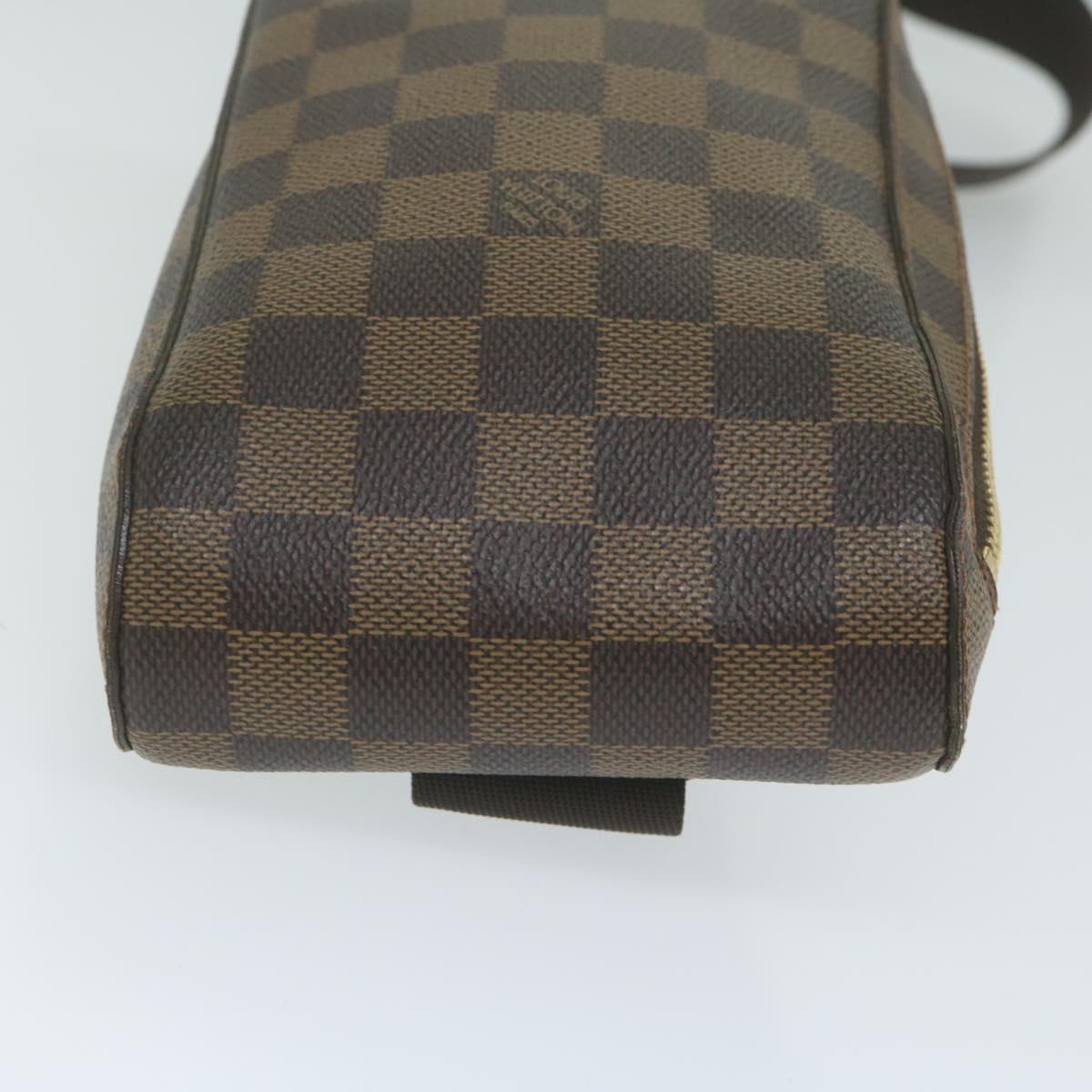 LOUIS VUITTON Damier Ebene Geronimos Shoulder Bag N51994 LV Auth 62900A