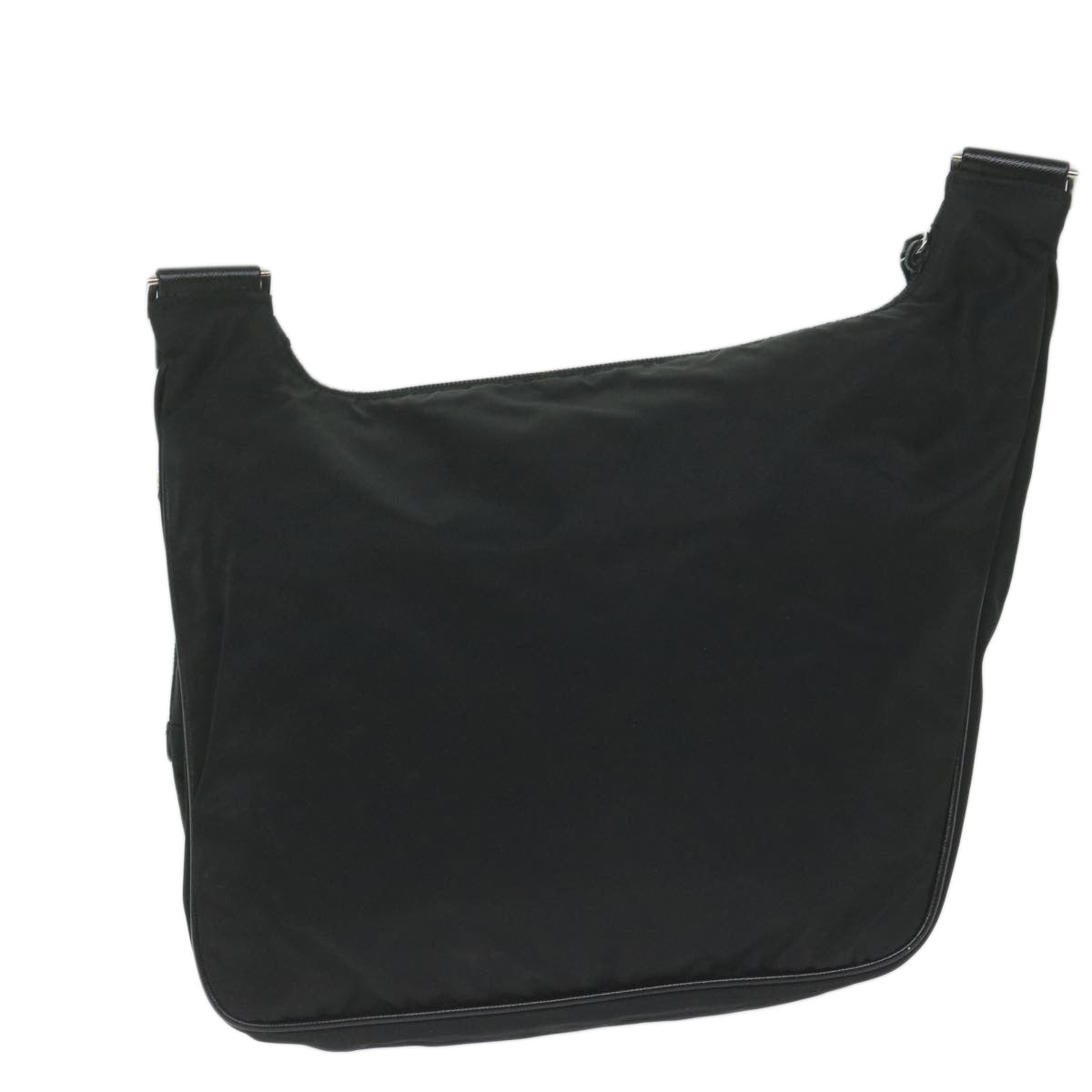 PRADA Shoulder Bag Nylon Black Auth 62908