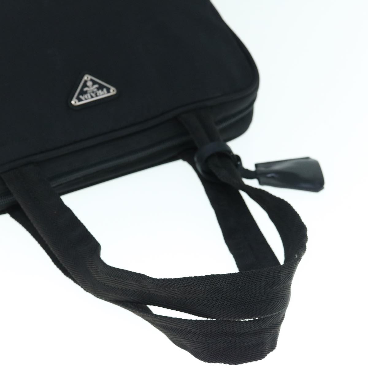 PRADA Shoulder Bag Nylon Black Auth 62909