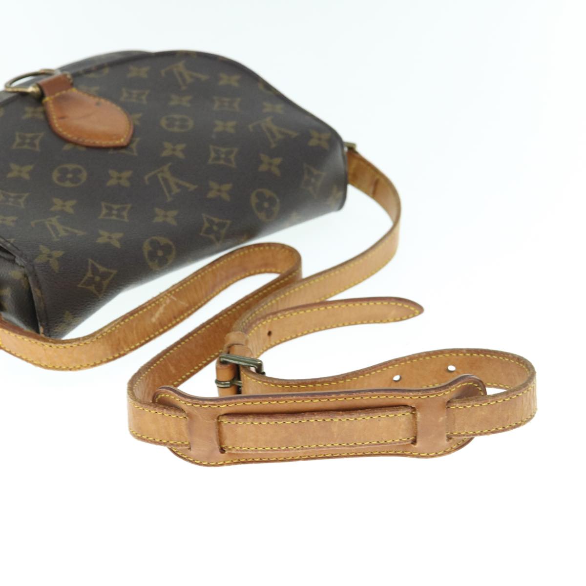 LOUIS VUITTON Monogram Saint Cloud GM Shoulder Bag M51242 LV Auth 62951