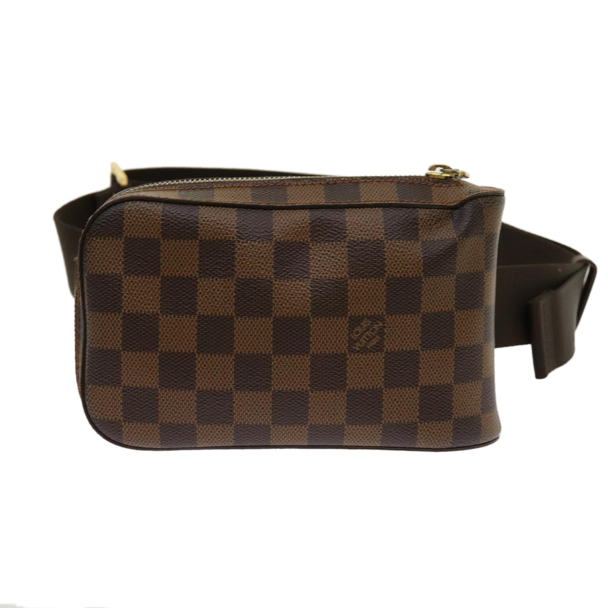 LOUIS VUITTON Damier Ebene Geronimos Shoulder Bag N51994 LV Auth 62980