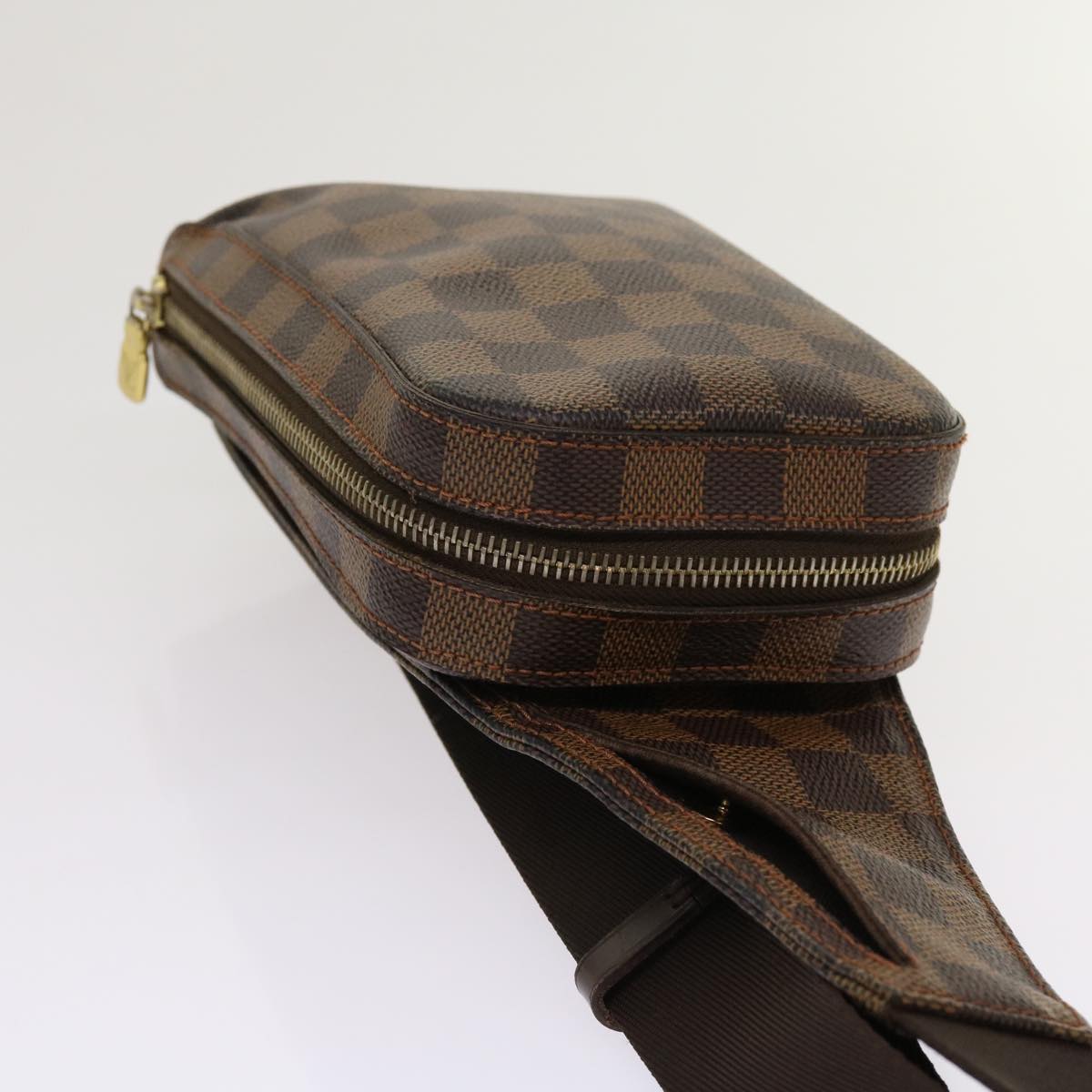 LOUIS VUITTON Damier Ebene Geronimos Shoulder Bag N51994 LV Auth 62980