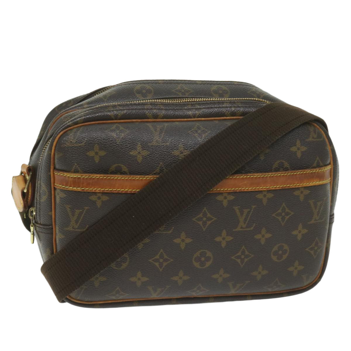 LOUIS VUITTON Monogram Reporter PM Shoulder Bag M45254 LV Auth 62988